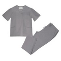 Unisex Two-Pocket Scrub Set